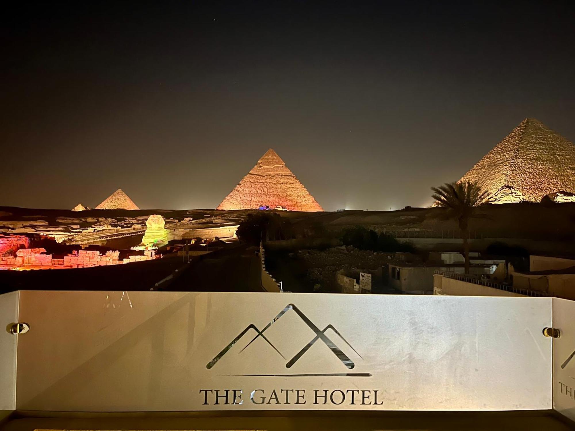 The Gate Hotel Front Pyramids & Sphinx View Kafrat al Jabal Bagian luar foto