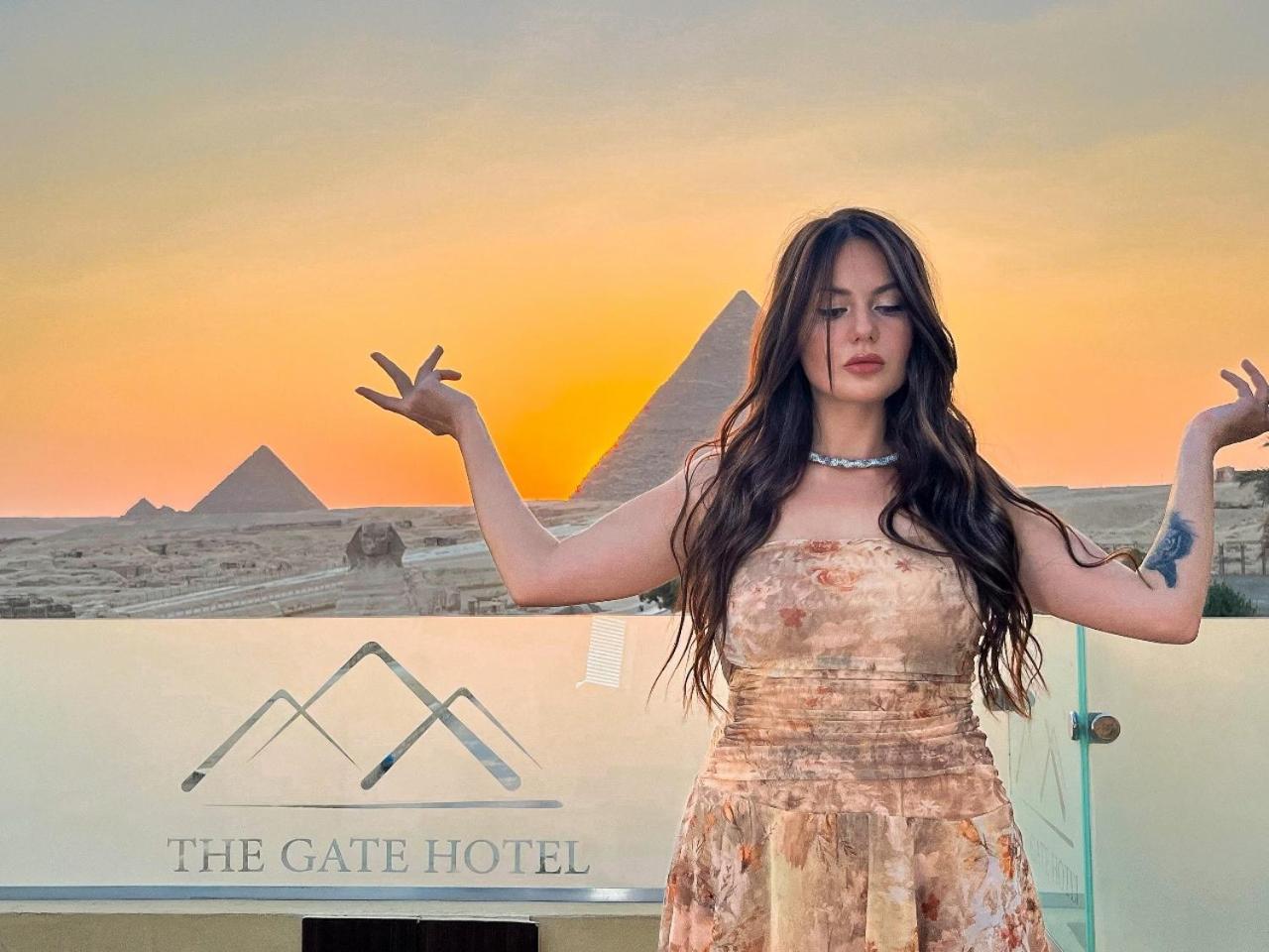 The Gate Hotel Front Pyramids & Sphinx View Kafrat al Jabal Bagian luar foto